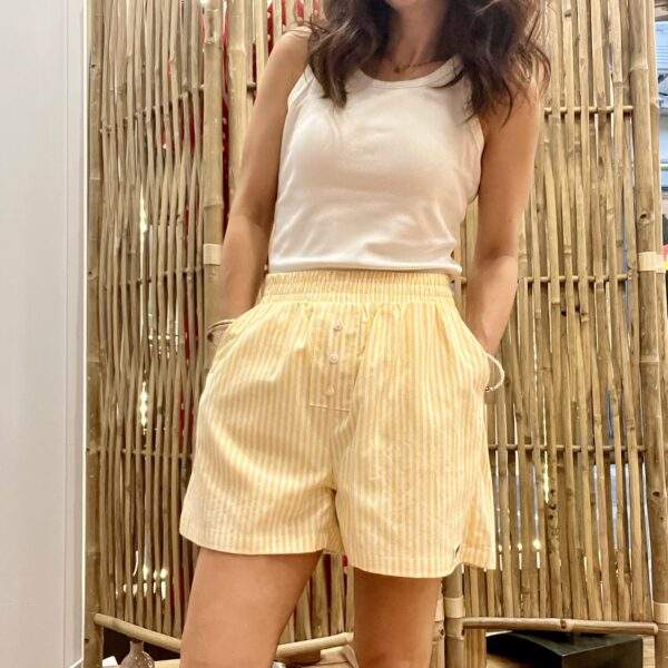 Short MAXENCE – Rayures solaires & confort estival – Image 3