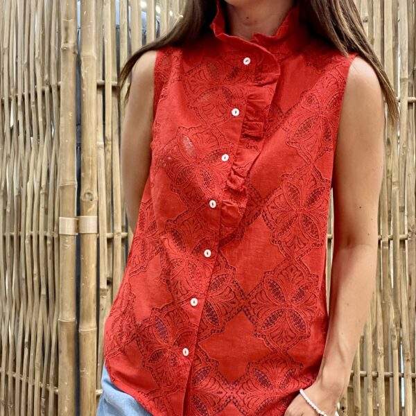 Top ANDY corail – Féminité & caractère – Image 3