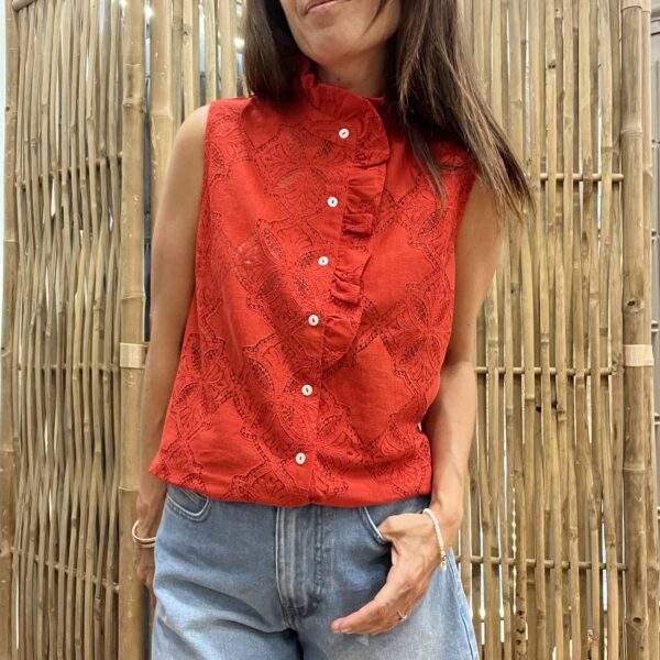 Top ANDY corail – Féminité & caractère – Image 5