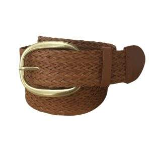 Ceinture Tressée Camel – Taille Unique