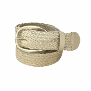 Ceinture Tressée Dorée – Taille Unique