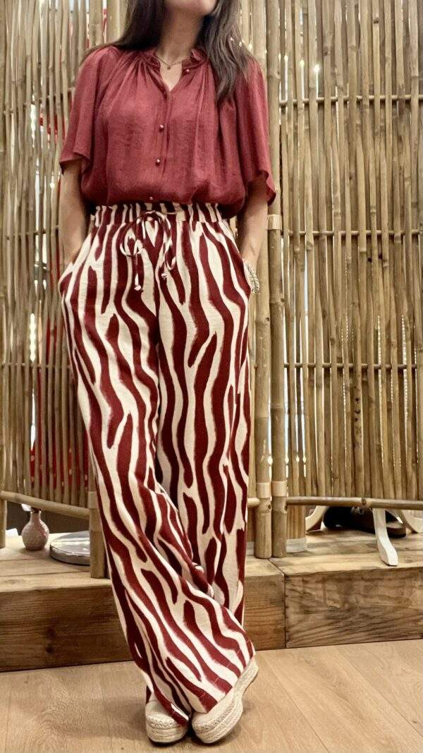 Pantalon PIO – Bordeaux – Image 2