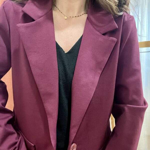Blazer MADRID – aubergine – Image 3