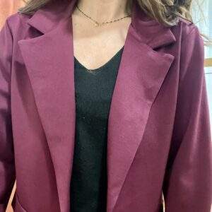 Blazer MADRID – aubergine