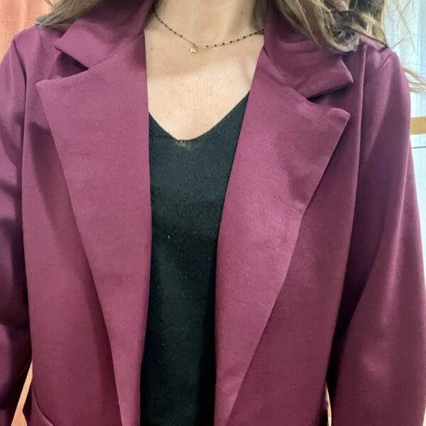 Blazer MADRID – aubergine
