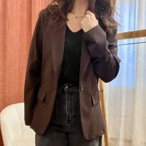 Blazer MADRID – chocolat
