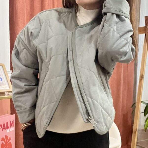 Bombers OSLO vert sauge – Le décontracté chic – Image 2