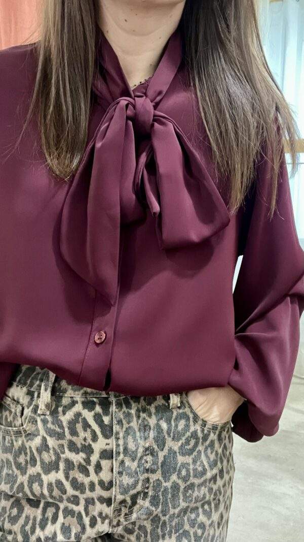 Chemise VALENCIA – aubergine – Image 4
