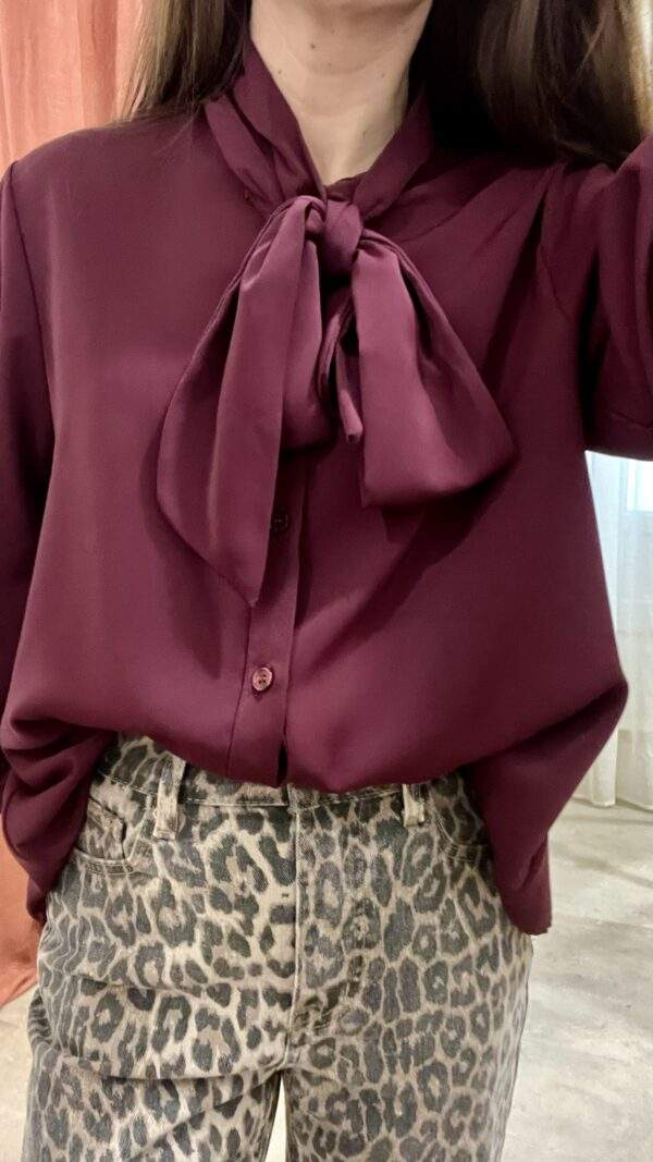 Chemise VALENCIA – aubergine – Image 3