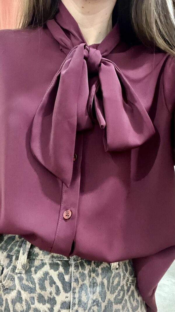 Chemise VALENCIA – aubergine – Image 2