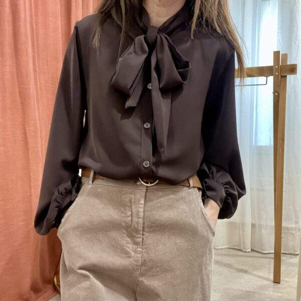 Chemise VALENCIA – chocolat – Image 6
