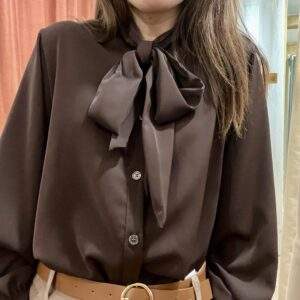 Chemise VALENCIA – chocolat