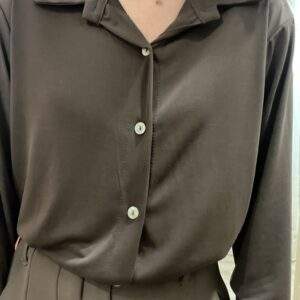Chemise basique FLORENCE – chocolat