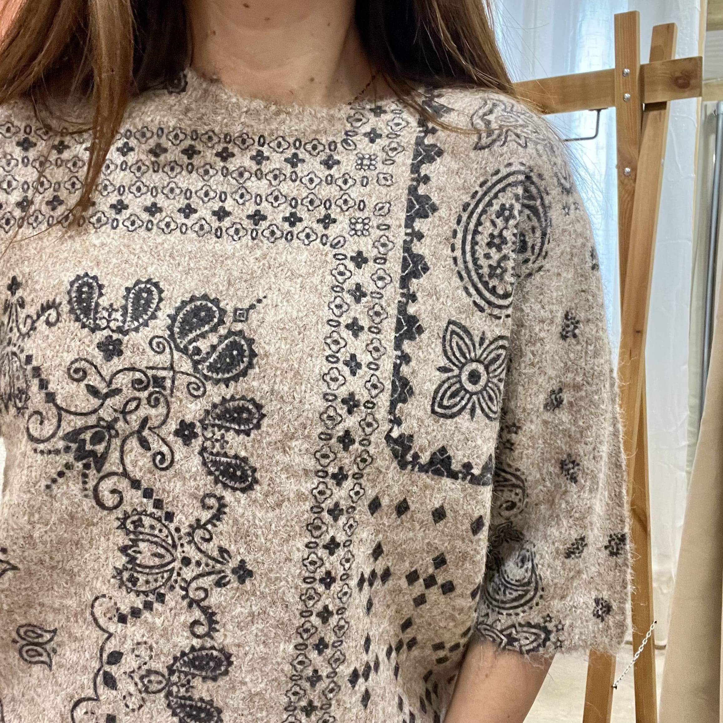 Pull manches courtes AUSTIN – motif bandana – Image 4