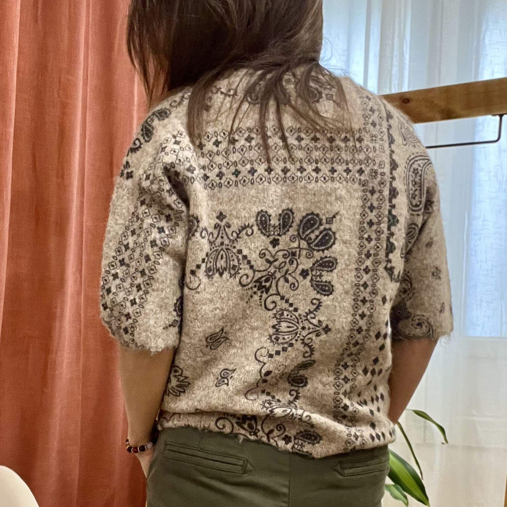 Pull manches courtes AUSTIN – motif bandana – Image 5