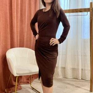 Robe TOSCANE – chocolat